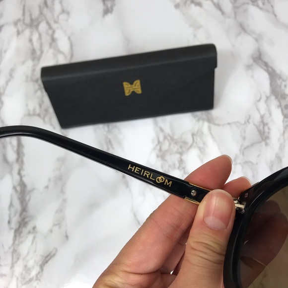 NEW Heirloom Black Miramar Blue Lens Sunglasses - Picture 2 of 6